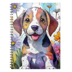Beagle Dog Spiral Notebook