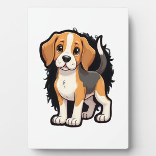 Beagle Dog T Shirt Plaque