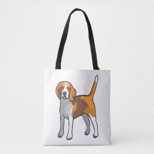 Beagle Dog T Shirt Tote Bag