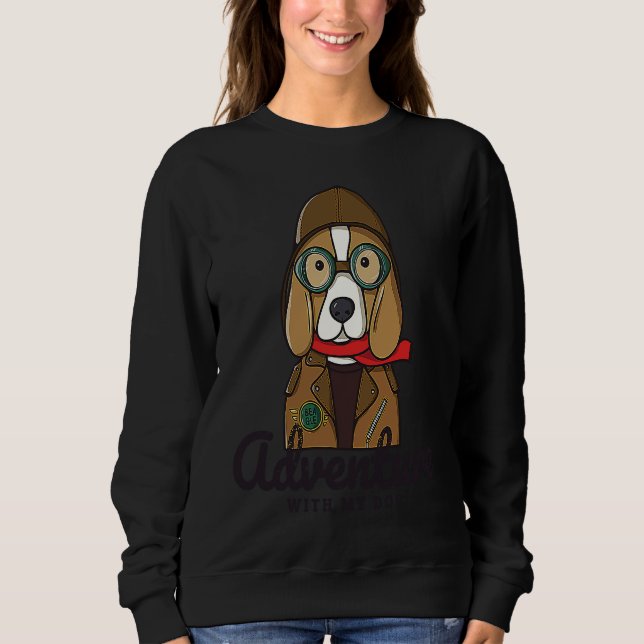 Beagle Dog T Sweatshirt (Front)