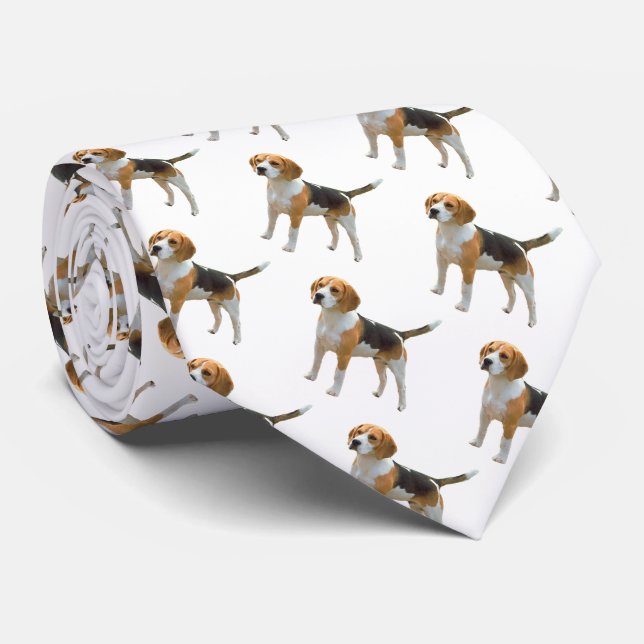 Beagle Dog Tie (Rolled)
