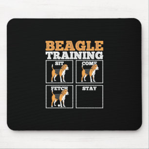 Beagle Dog Training Dog Mouse Pad