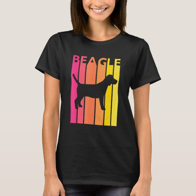 Beagle Dog  Vintage Beagle T-Shirt (Front)