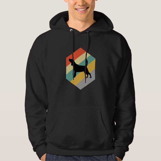 Beagle Dog Vintage Design Hoodie (Front)