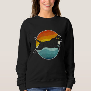 Beagle Dog Vintage Mother Dad Dog Sweatshirt