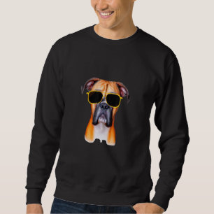 Beagle Dog Wearing Sunglasses Puppy Pet Animal Fu Sweatshirt