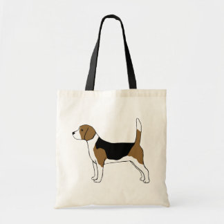 Beagle Drawing | Cute Dog Tote Bag