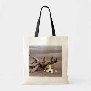 Beagle Driftwood Tote Bag
