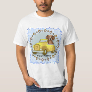 Beagle Driving Car  T-Shirt