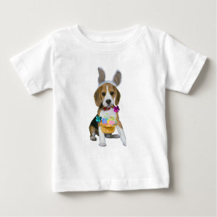 Beagle Easter  with bunny ears Baby T-Shirt