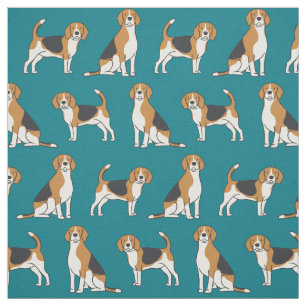 Beagle Fabric-PICK YOUR COLOR! Fabric