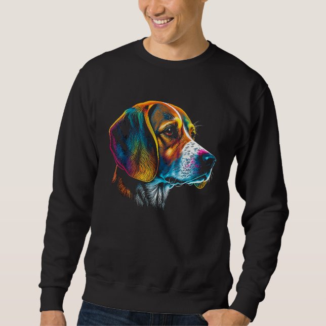 Beagle Face For Dog Owners Sweatshirt (Front)