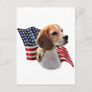 Beagle Flag Postcard