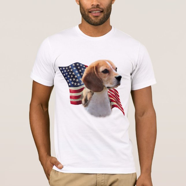 Beagle Flag T-Shirt (Front)