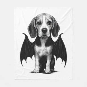 Beagle fleece blanket