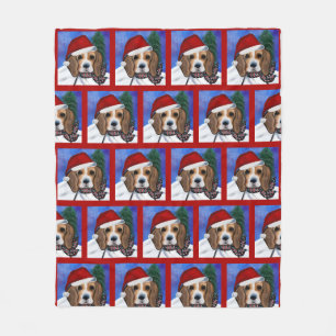 Beagle fleece blanket
