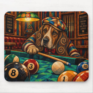 Beagle, Geometric Mosaic Mouse Pad