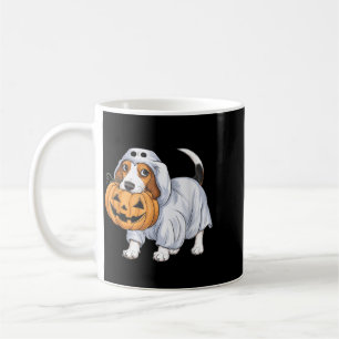 Beagle Ghost Dog Halloween Coffee Mug