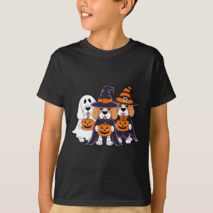 Beagle Ghost Pumpkin Halloween Design For Dog Love T-Shirt