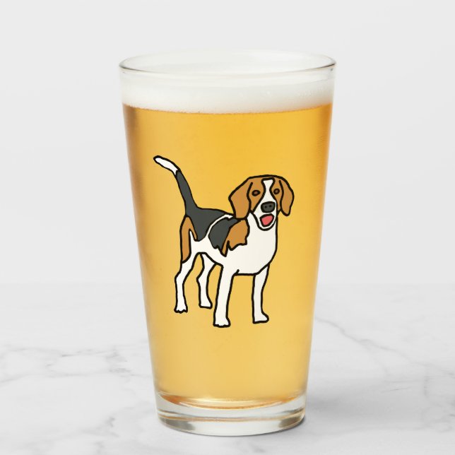 Beagle Glass (Front Filled)