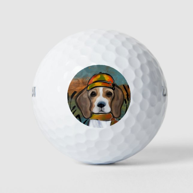 Beagle Golf Balls (Front)