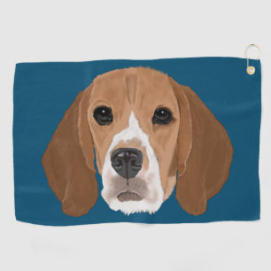 Beagle Golf Towel