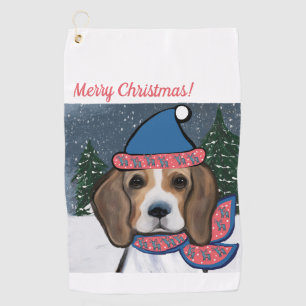 BEAGLE GOLF TOWEL