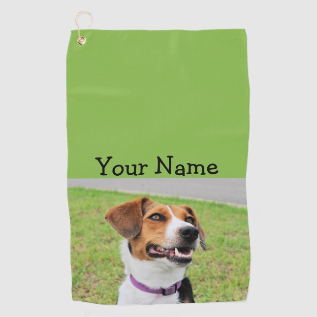 Beagle Golf Towel (Front)