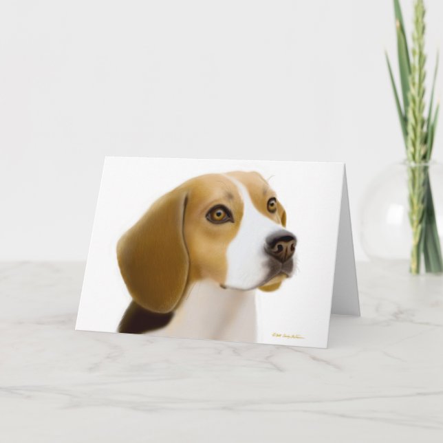 Beagle Greeting Card (Front)