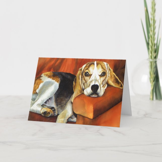 Beagle, Greeting Card (Front)