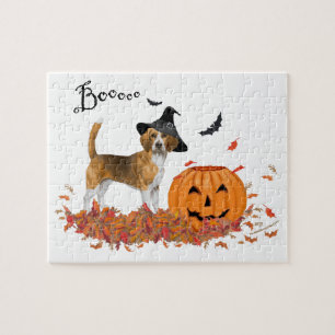 Beagle Halloween Jigsaw Puzzle