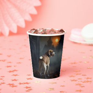 Beagle Halloween Scary  Paper Cups
