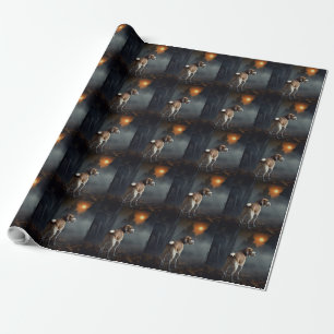 Beagle Halloween Scary  Wrapping Paper