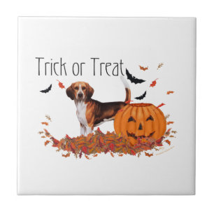 Beagle Halloween Tile
