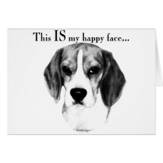 Beagle Happy Face