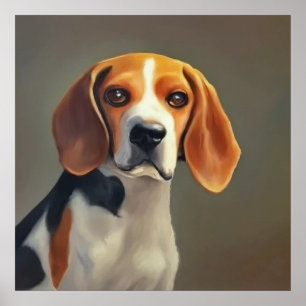 Beagle-Harrier Dog Poster