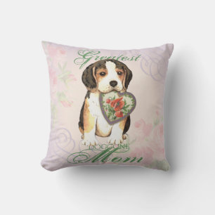Beagle Heart Mum Cushion