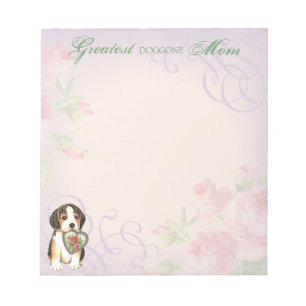 Beagle Heart Mum Notepad