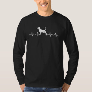 Beagle Heartbeat Dog Lover Puppy Owner Pet Groomer T-Shirt