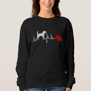 Beagle Heartbeat I Love My Beagle Sweatshirt