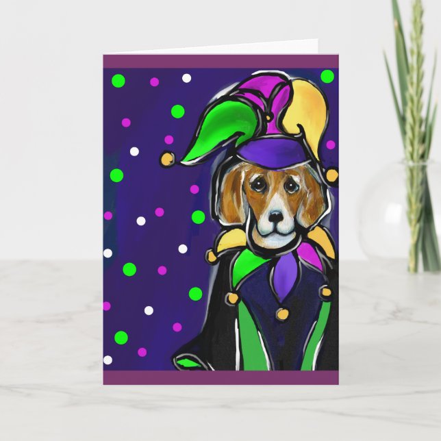 BEAGLE HOLIDAY CARD (Front)