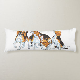 beagle hound body cushion