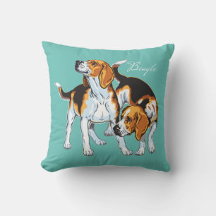 beagle hound cushion