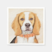 Beagle Hound Dog Painting Original Animal Art