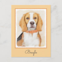 Beagle Hound Dog Painting Original Animal Art