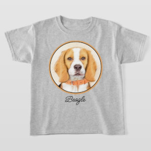 Beagle Hound Dog Painting Original Animal Art T-Shirt