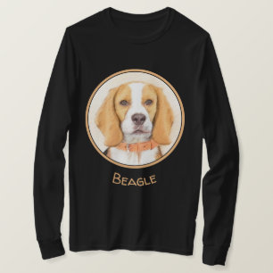 Beagle Hound Dog Painting Original Animal Art T-Shirt