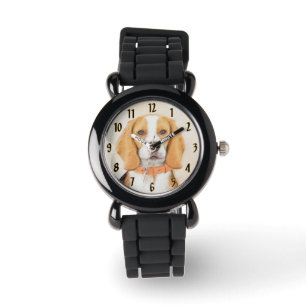 Beagle Hound Dog Painting Original Animal Art Watch