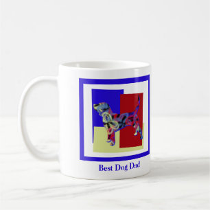 Beagle Hound Dog Silhouette TRBY Father’s Day Coffee Mug