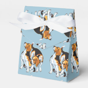 beagle hound favour box